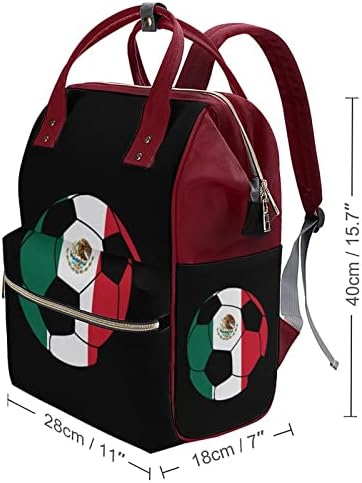 Мексиканската Футболна Чанта За Памперси Раница Водоустойчива Чанта За Майките Раница С Голям Капацитет