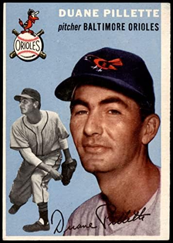 1954 Topps 107 Дуейн Пиллетт Балтимор Авлига (Бейзболна картичка), БИВШ Авлига