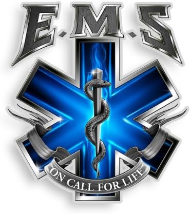 Етикети EMS /EMT, показват гордостта от нашите патриотическими стикери EMS On Call for Life, са подходящи за вашата кухня, автомобили,