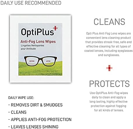 Кърпички за защита от замъгляване на обектива OptiPlus и Набор от Спрейове за почистване на обектива от замъгляване