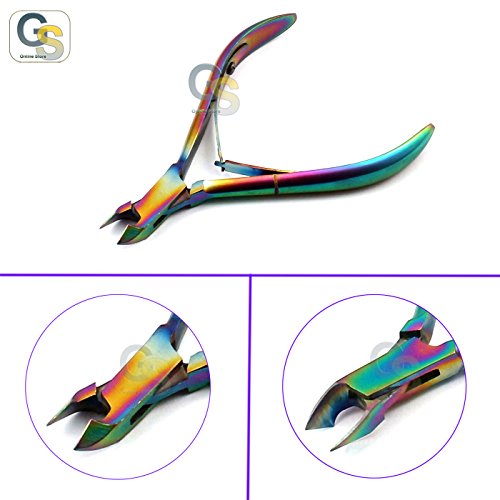 Комплект от 10 Професионални Клещи за кожичките Multi Titanium Color Rainbow от Неръждаема Стомана от G. S ONLINE STORE