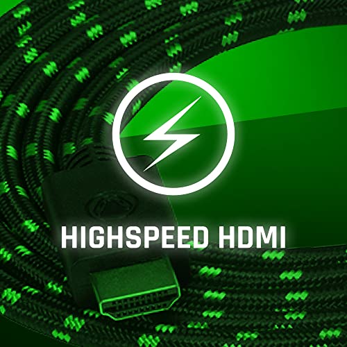 Snakebyte HDMI: Кабел за 4K / 3D / 1080P дължина: 2 м - Черно / Зелено - Xbox One