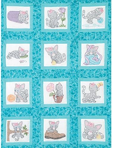 Котенцата за рисуване с игла Джак Демпси 9 Тематични Блокове за Одеала