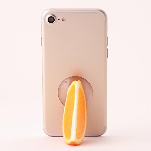 末武サンプル Suetake Sample Kyuban-15044 Поставка за смартфон с вендузата за проби от храните, която е съвместима с различни модели, Оранжево