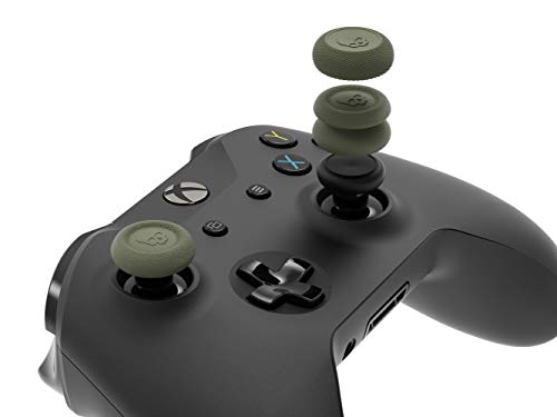 Skull & Co. Skin, CQC и FPS Дръжки за палец, Капачка на Аналогов джойстик за джойстик контролер за Xbox - Черно, комплект от 6